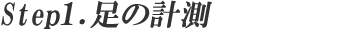 step1.足の計測
